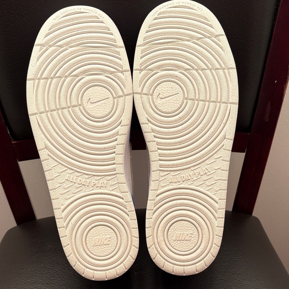 New Nike Court Borough Low Recraft Light Blue White Sneakers Size 8 Women’s - Picture 5 of 5